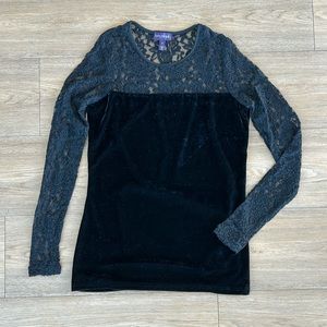 Long Tall Sally Velvet Top
